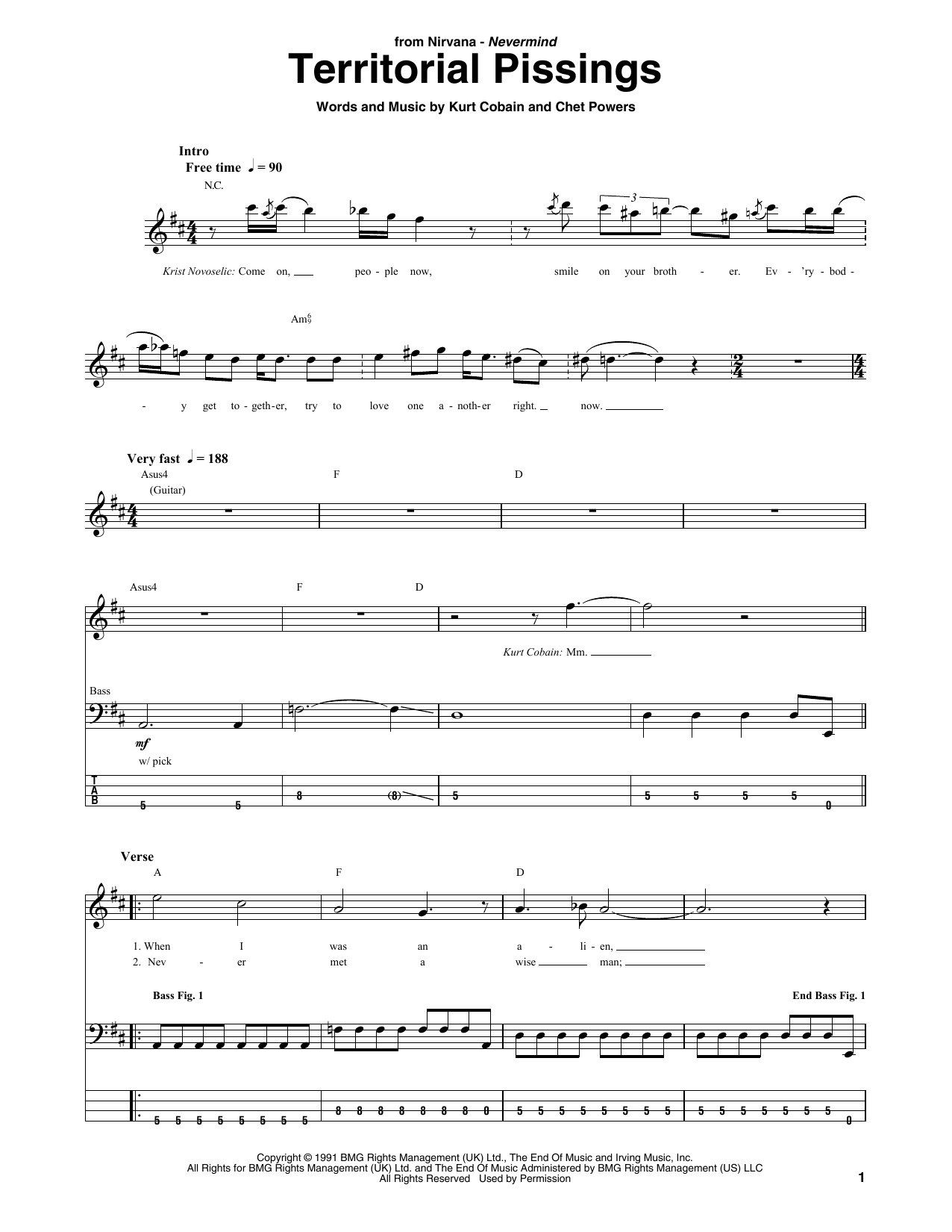 Produktgalerie: Seite 1 von 1 Territorial Pissings, Nirvana