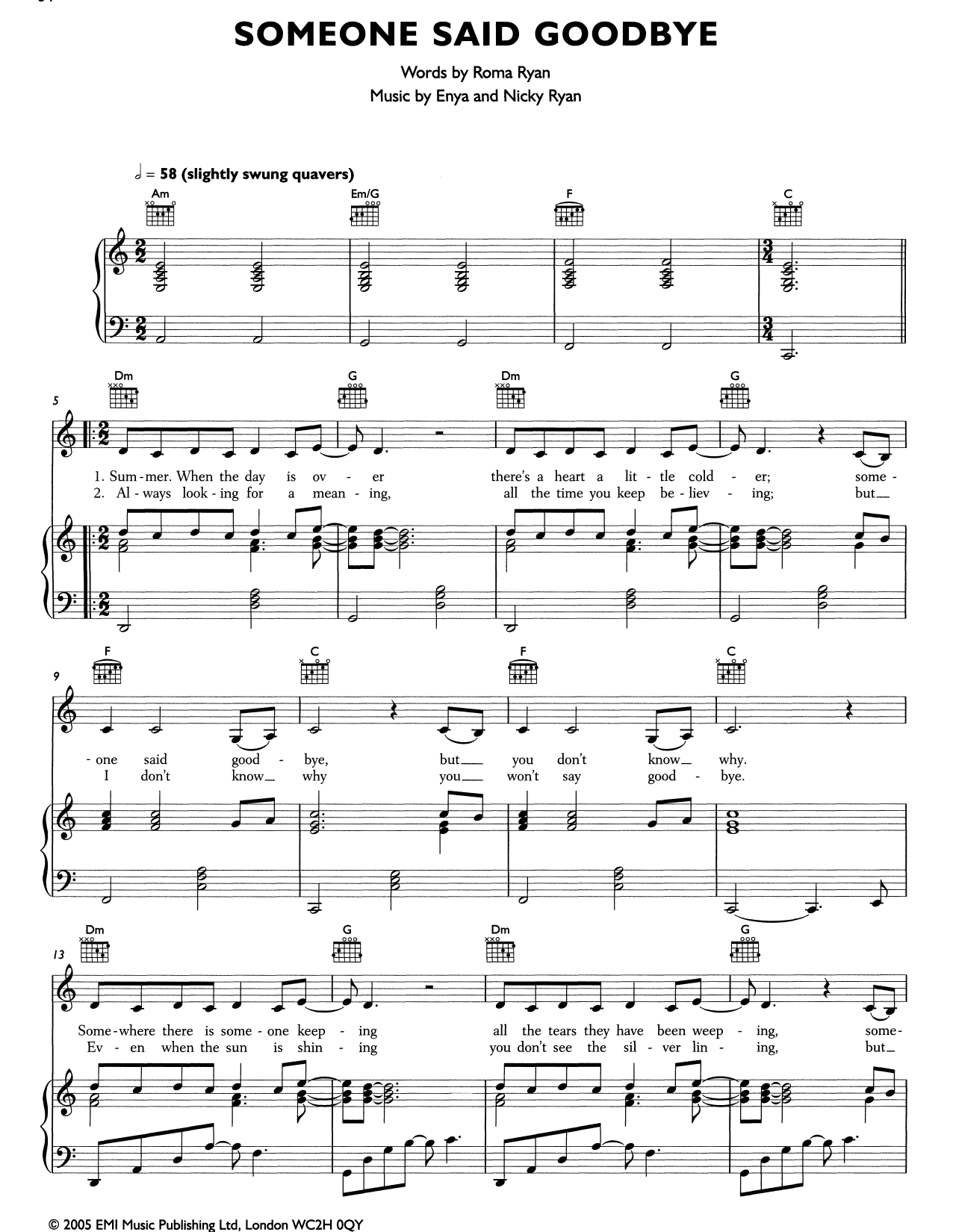 Produktbild zu: Someone Said Goodbye