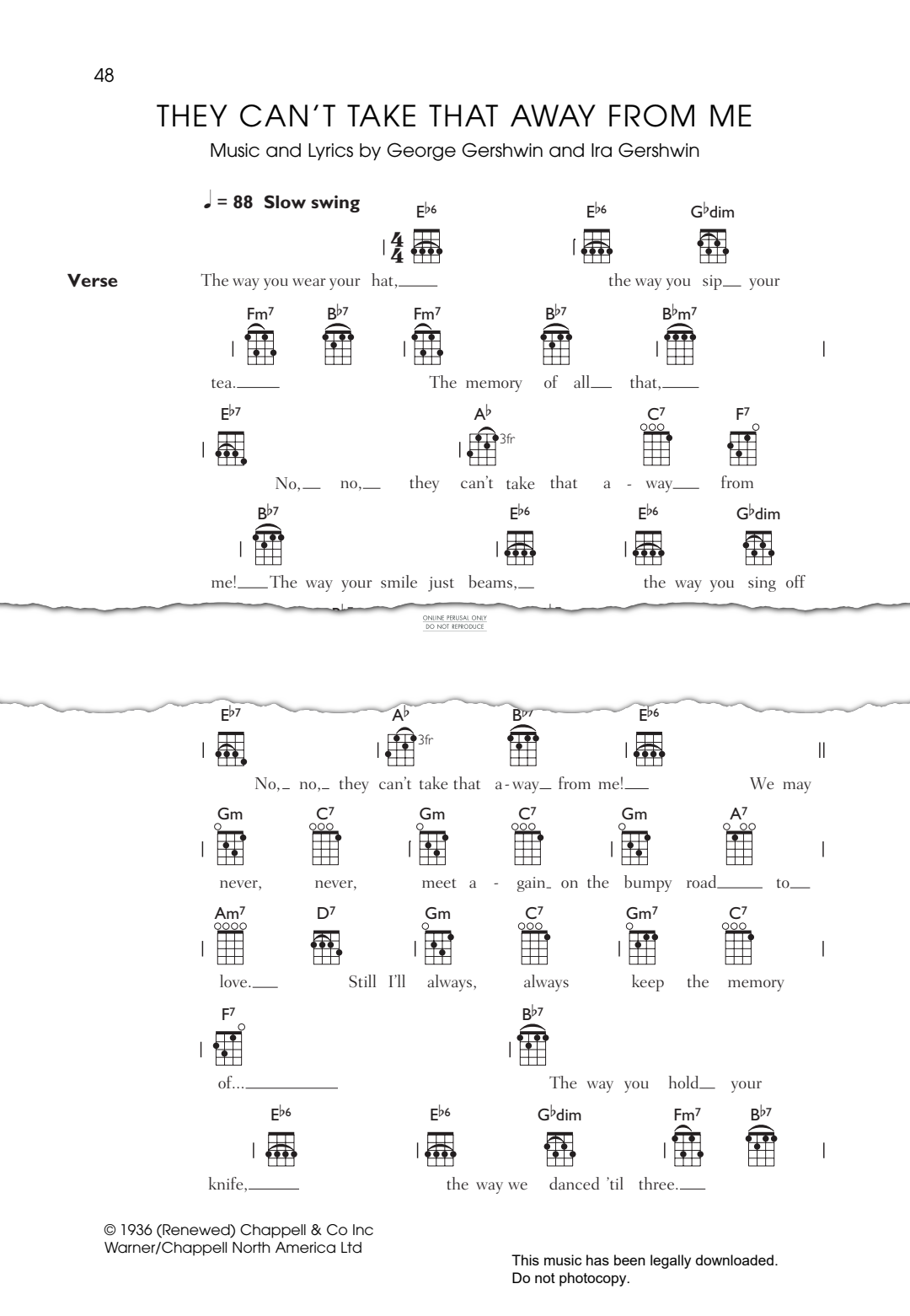 gallery: They Can't Take That Away From Me, Bing Crosby, Ukulele