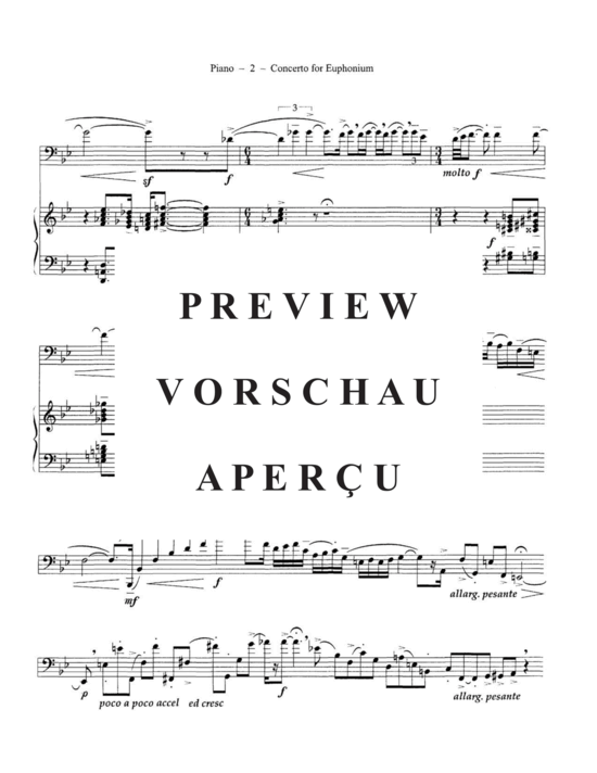 Product gallery: Page 4 of 21 Concerto for Euphonium , , (euphonium + piano)