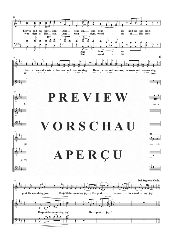 gallery: Joy To the World, , Gemischter Chor und Klavier