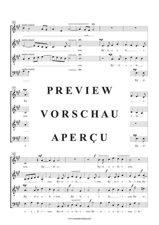 gallery: Messe , , (Gemischter Chor SATB)