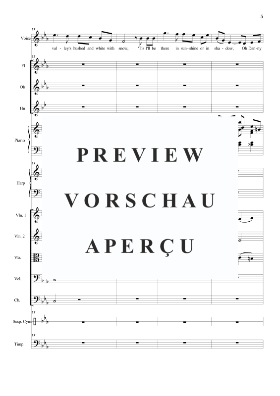 Product gallery: Page 8 of 11 Danny Boy, , Solo Vocal and Orchestra