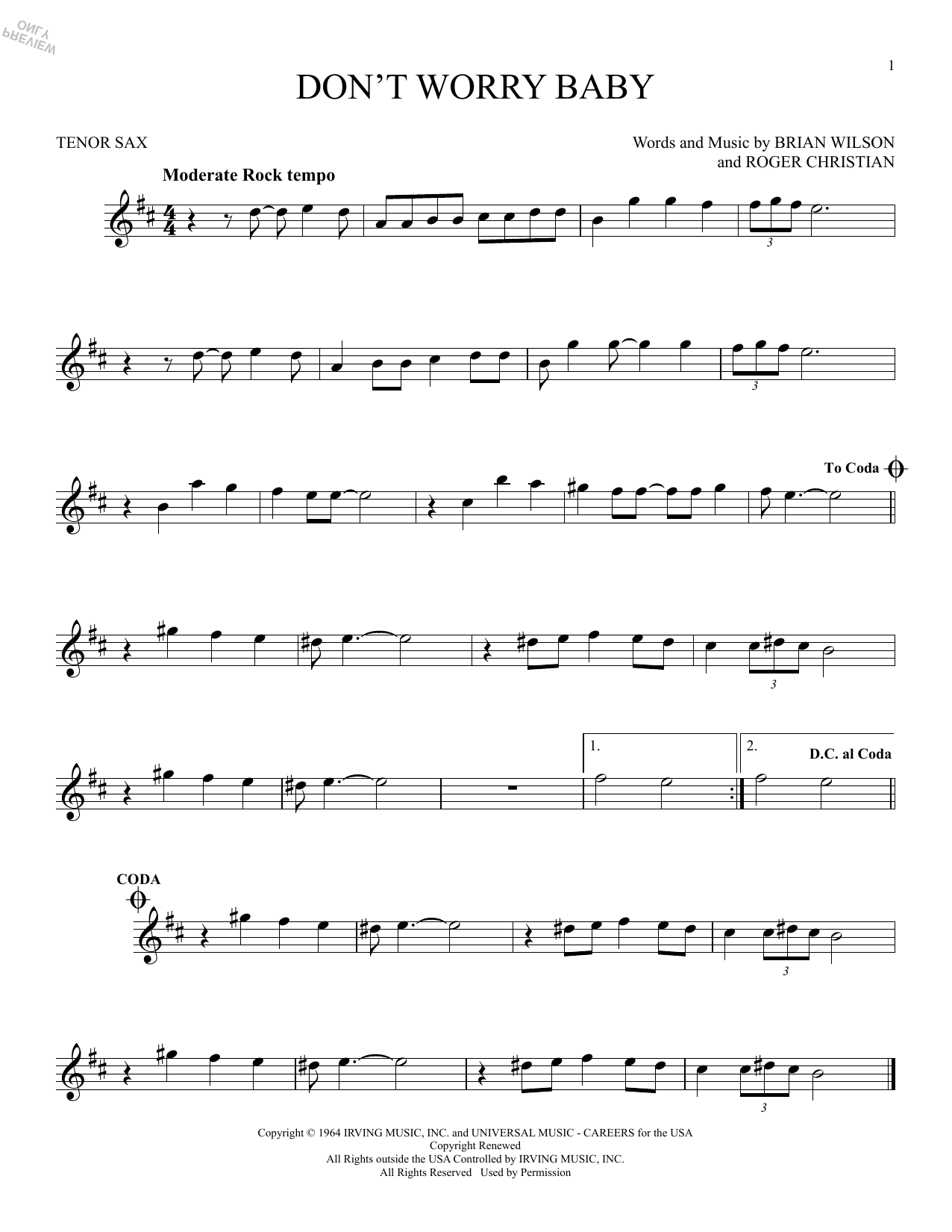 Product gallery: Page 1 of 1 Don't Worry Baby, The Beach Boys