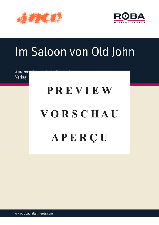 Product gallery: Page 2 of 4 Im Saloon Von Old John , Tramps, Die, Piano and Voice