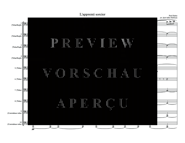 Produktgalerie: Seite 5 von 11 Sorcerer´s Apprentice, The, , (Tuba Ensemble)