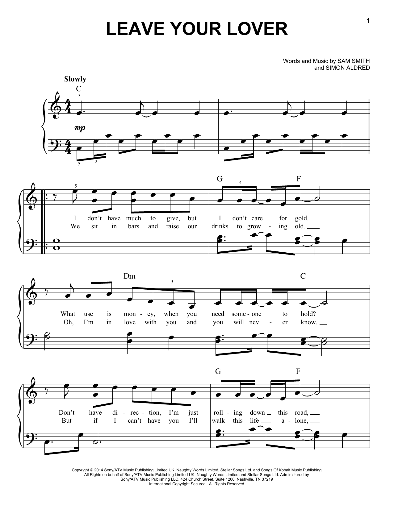 Produktbild zu: Leave Your Lover
