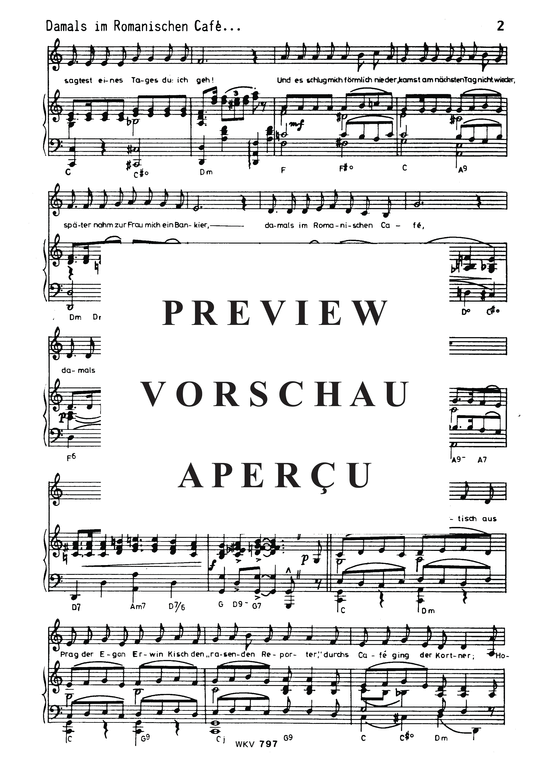 Produktgalerie: Seite 4 von 5 Damals im Romanischen Cafe, , Klavier und Gesang