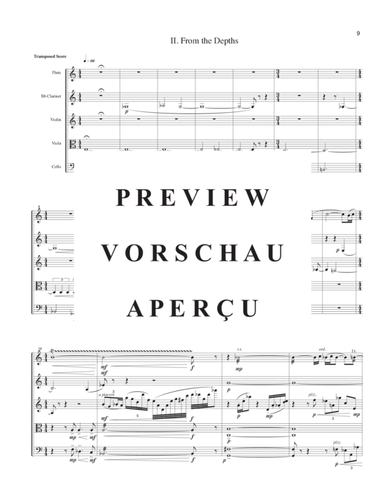 Produktgalerie: Seite 12 von 21 Ocean Moods Three Sonic Portraits , , (Flöte, Klarinette, Violine, Viola, Cello)