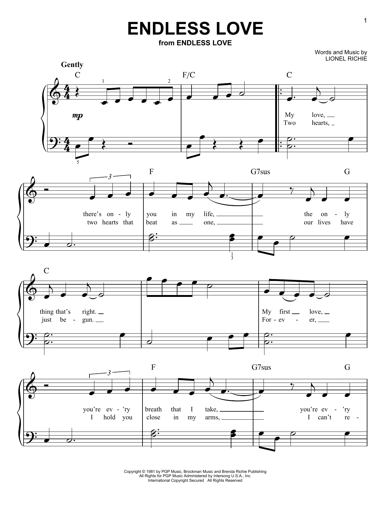 Product picture to:  Endless Love - Diana Ross & Lionel Richie