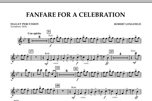 Produktgalerie: Seite 1 von 1 Fanfare For A Celebration - Mallet Percussion, Robert Longfield, Ensemble