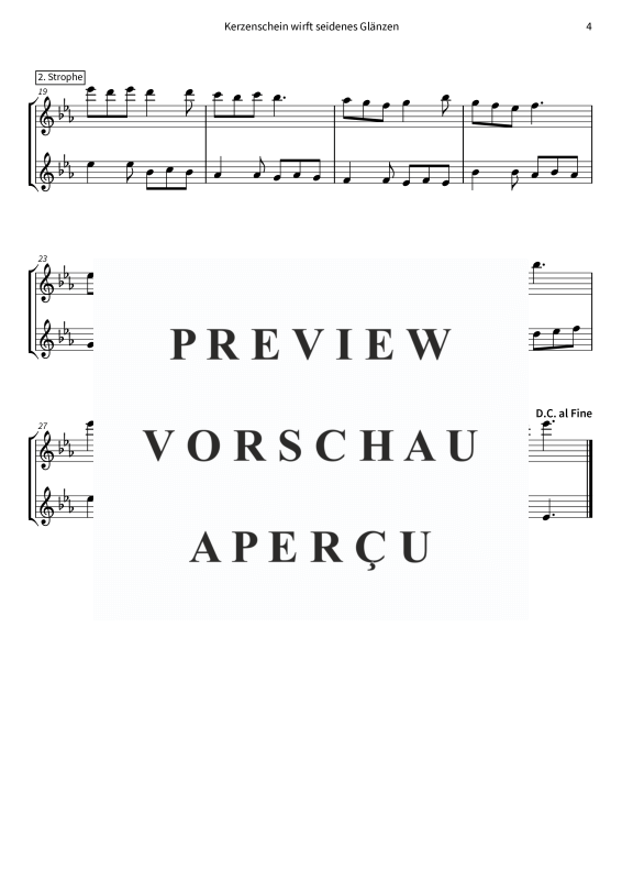 Produktgalerie: Seite 6 von 8 Kerzenschein wirft seidenes Glänzen - aus dem Album Barock und Jazz zum Fest, , (Duett Querflöte)