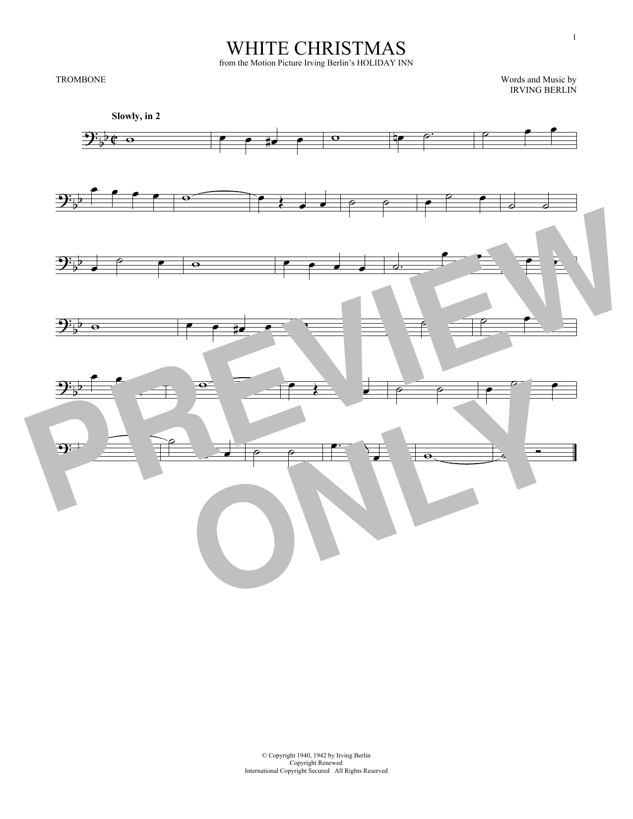 Product gallery: Page 1 of 1 White Christmas, Irving Berlin