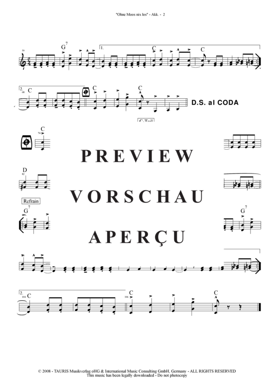 Product gallery: Page 3 of 13 Ohne Moos nix los , Hofbräuhaus-Band, (Combo + 3 Horns/Voc opt.)
