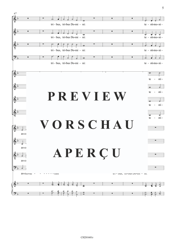 gallery: Laetatus sum (Psalm 121), , Gemischter Chor 12-stimmig und BC