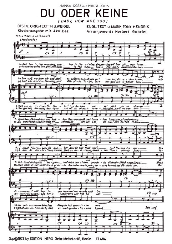 Produktbild zu: Du oder keinePhil & John