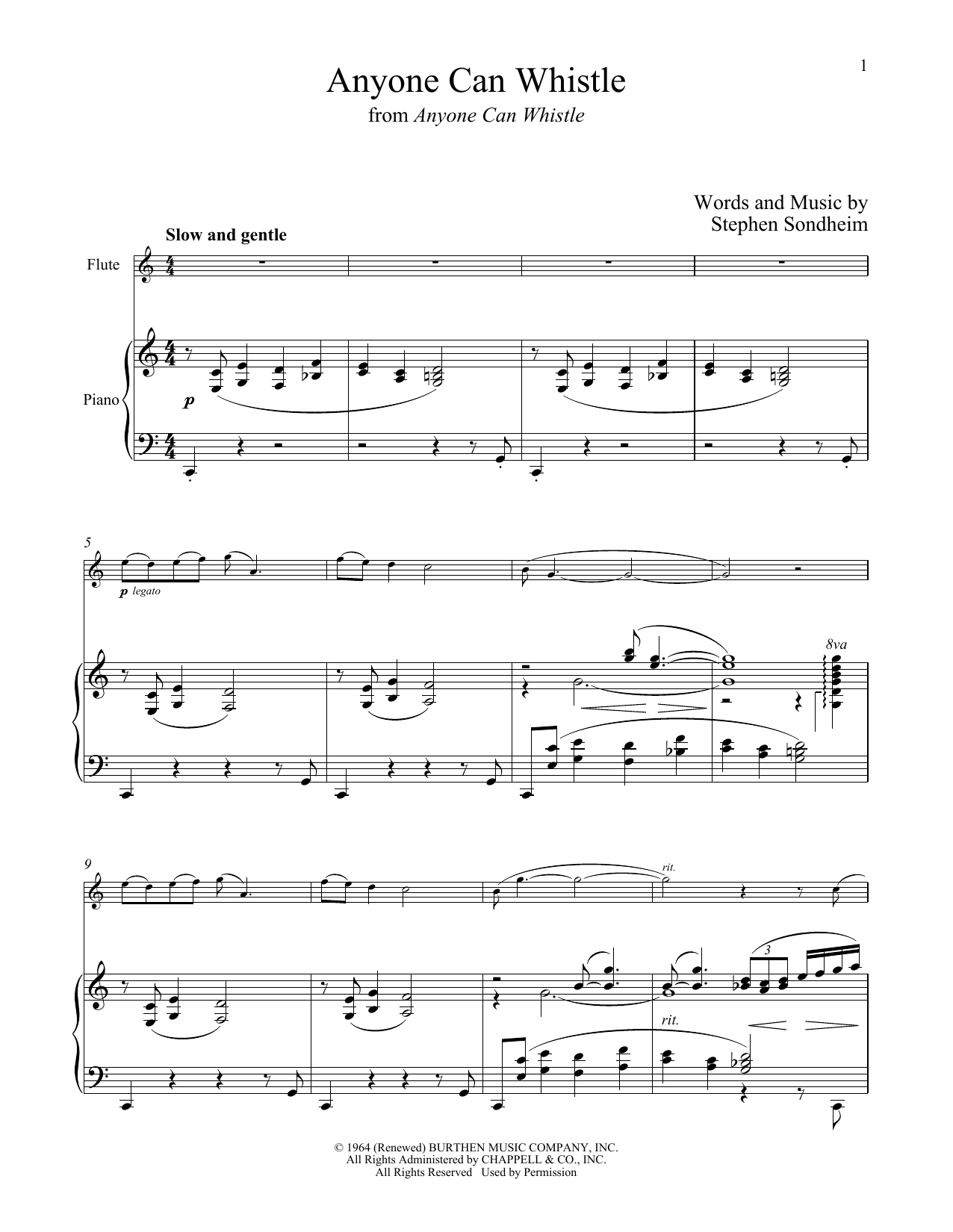 Produktbild zu: Anyone Can Whistle (from Anyone Can Whistle)
