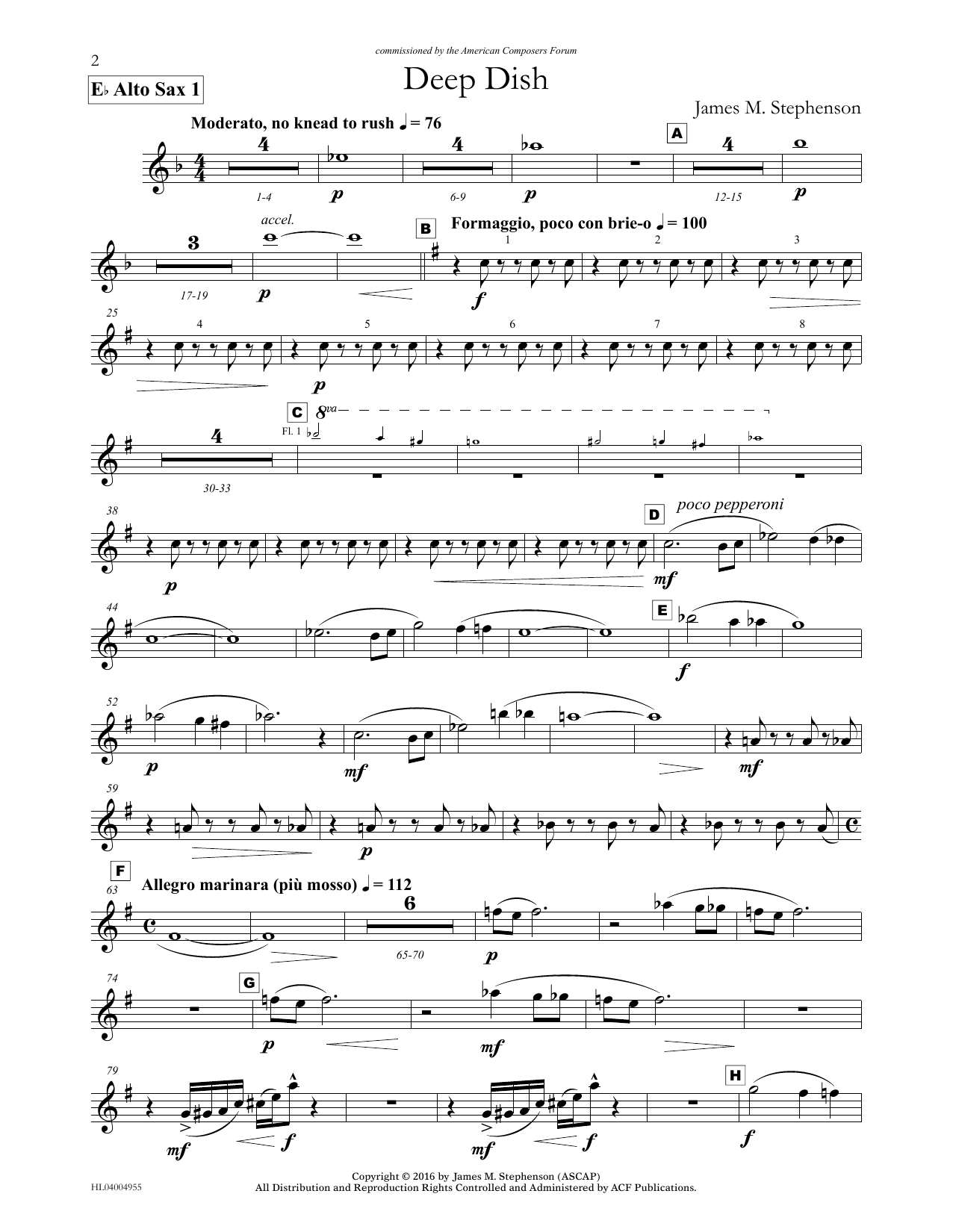 Produktbild zu: Deep Dish - Eb Alto Sax 1