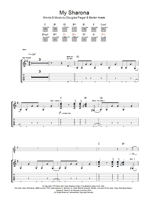 Produktgalerie: Seite 1 von 1 My Sharona, The Knack, Gitarre