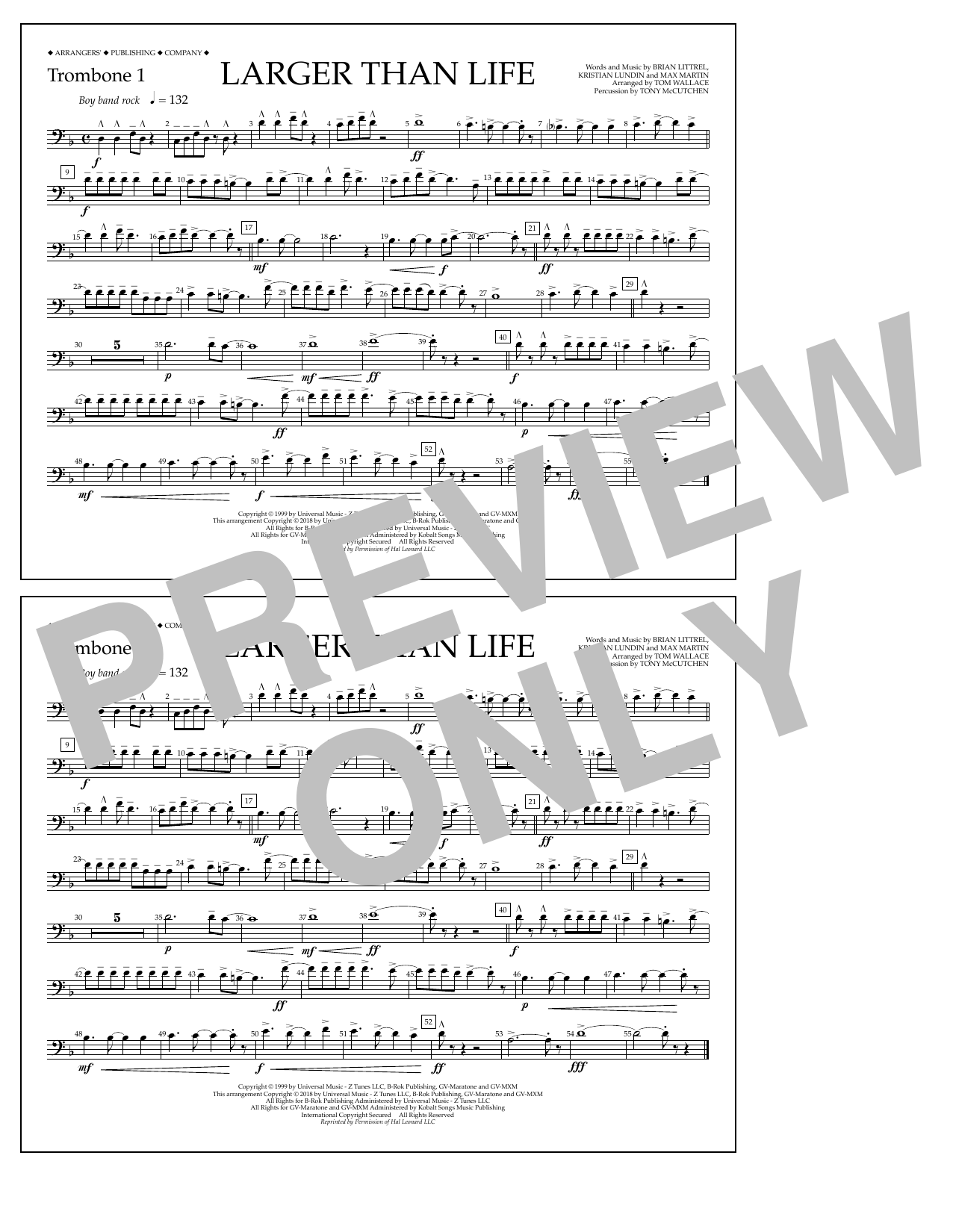 Product picture to: Larger Than Life - Trombone 1