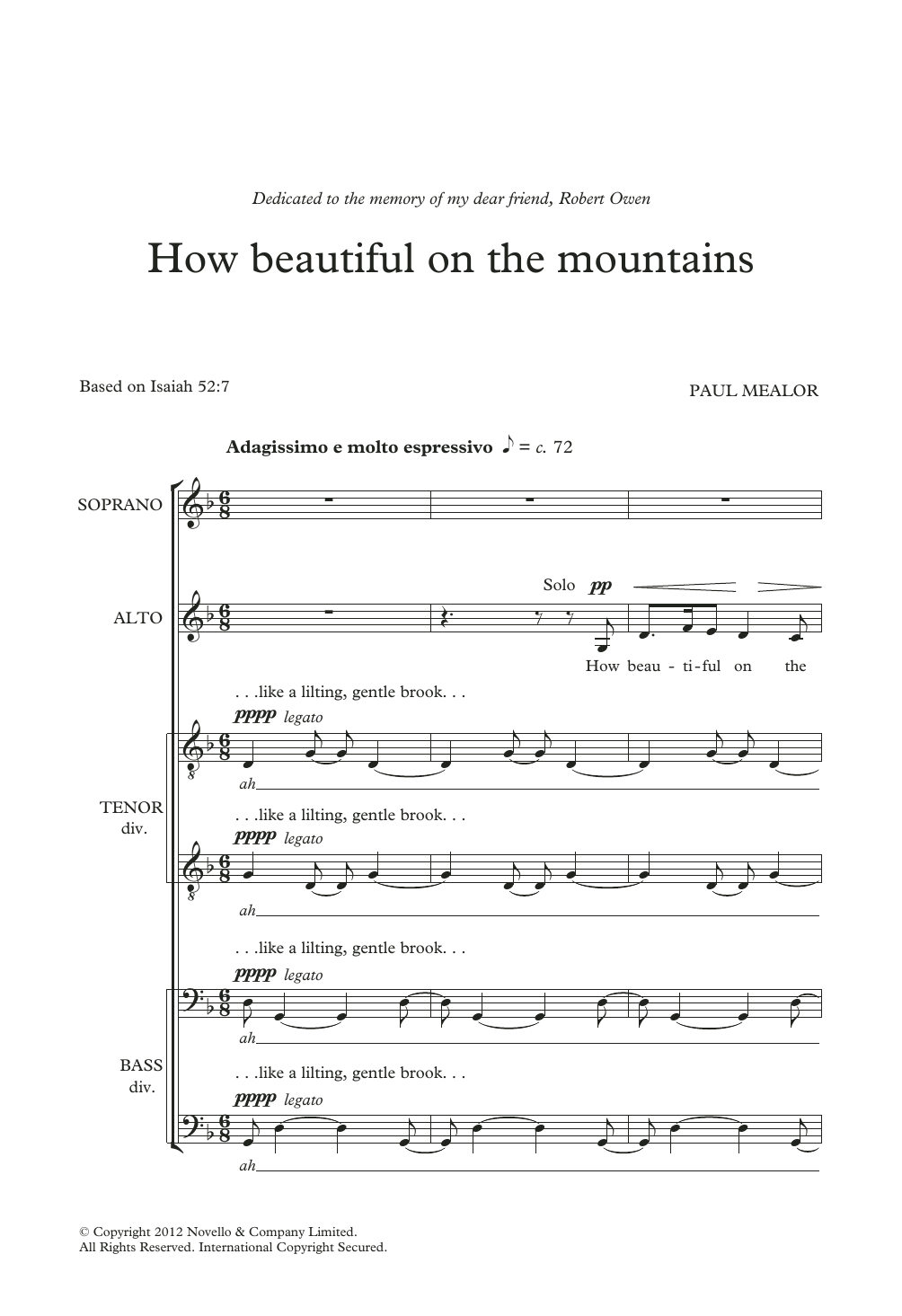 Product picture to: How Beautiful On The Mountains