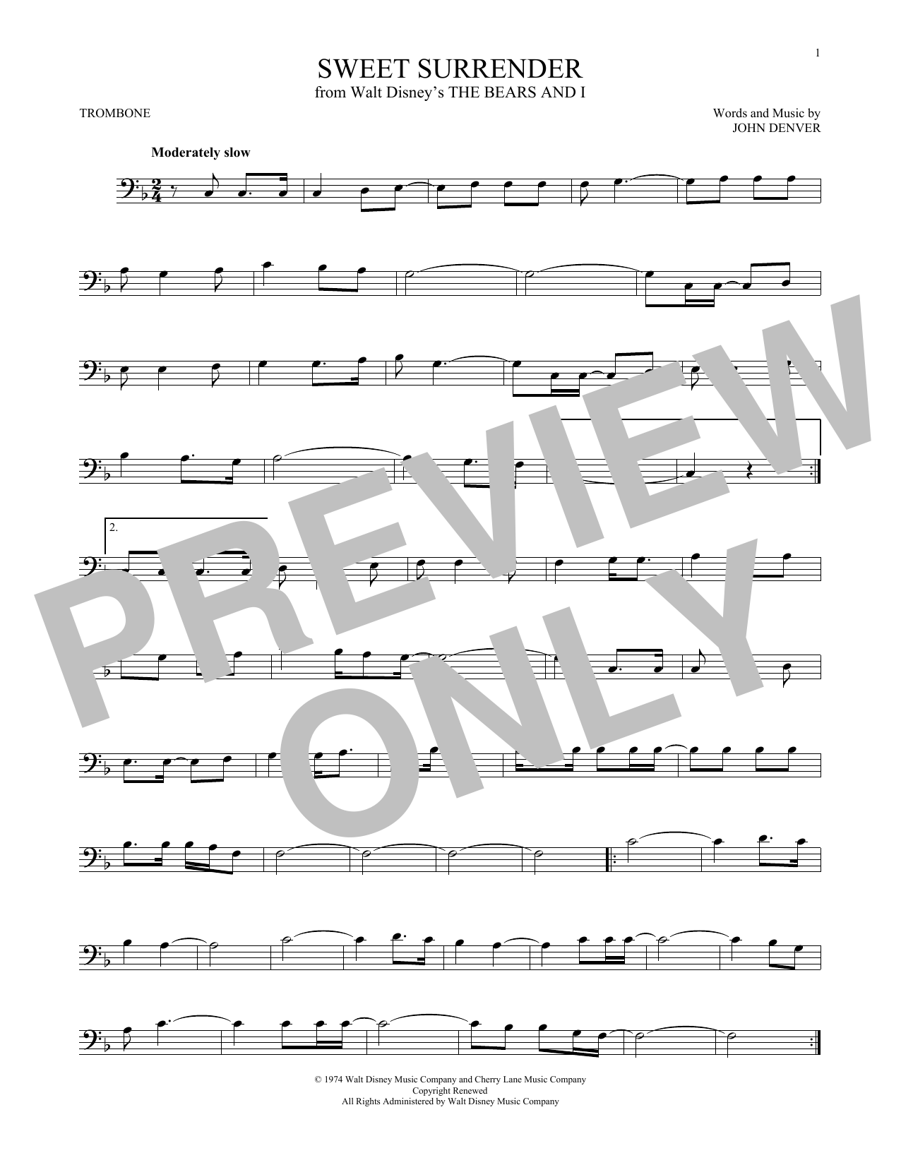 Product gallery: Page 1 of 1 Sweet Surrender, John Denver