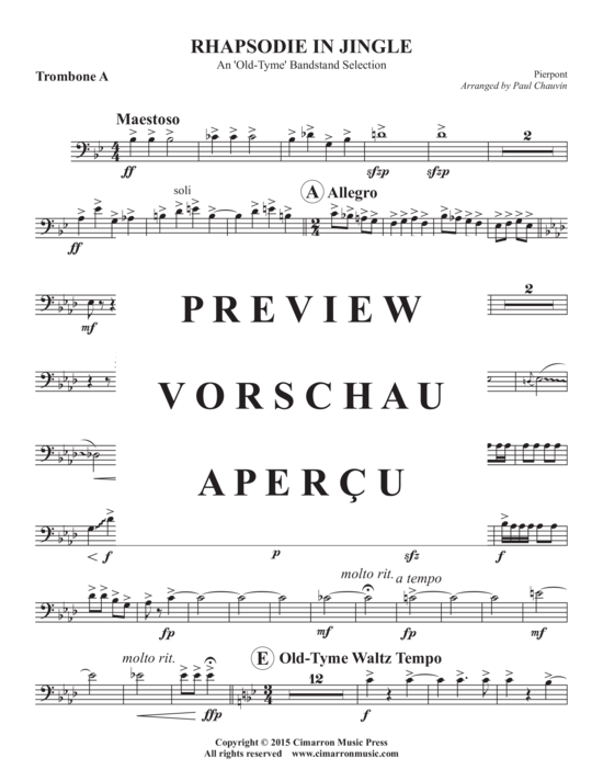 Produktgalerie: Seite 17 von 21 Rhapsodie in Jingle , , (Doppeltes Blechbläserquintett)