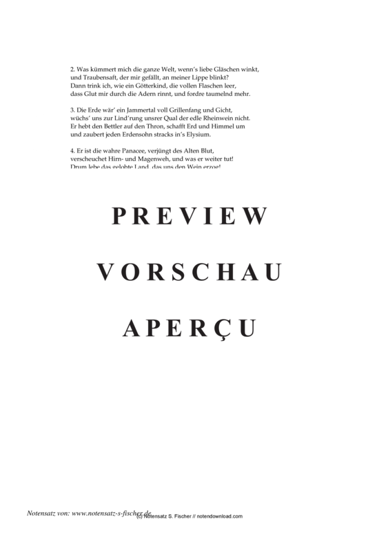 Product gallery: Page 3 of 3 Das Rheinwein-Paradies , , Piano and Voice
