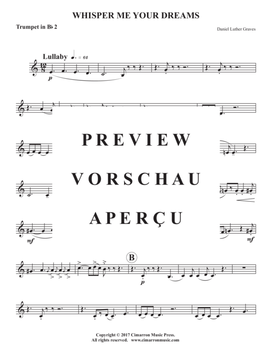 Produktgalerie: Seite 10 von 17 Whisper Me Your Dreams , , (Blechbläserquintett)