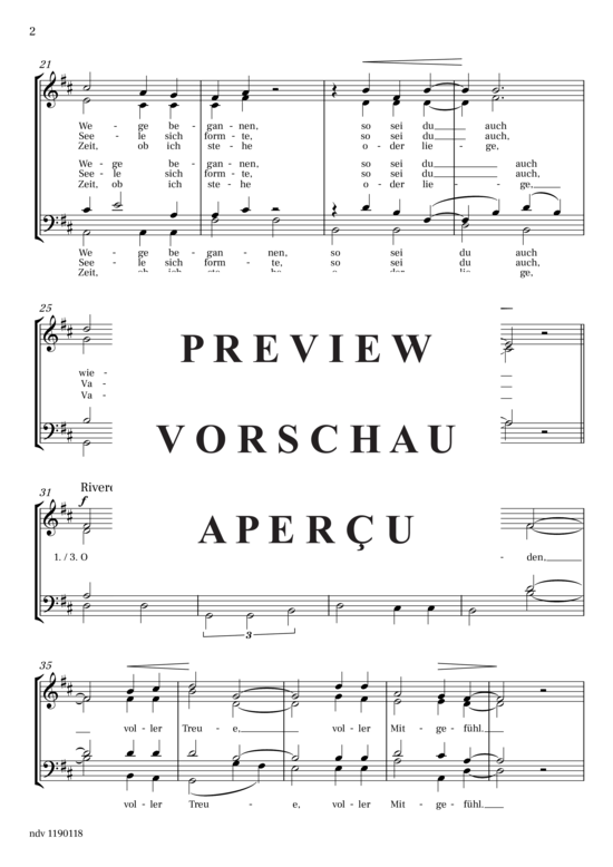 gallery: Wie du am Anfang warst , , (Gemischter Chor)