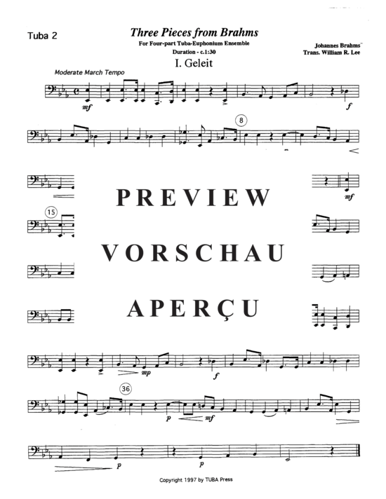 gallery: Three Pieces from Brahms , , (Tuba Quartett EETT)