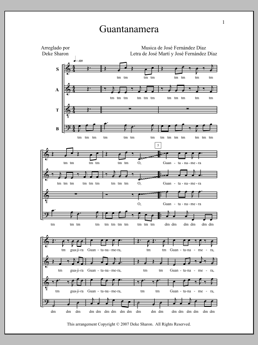 Produktbild zu: Guantanamera