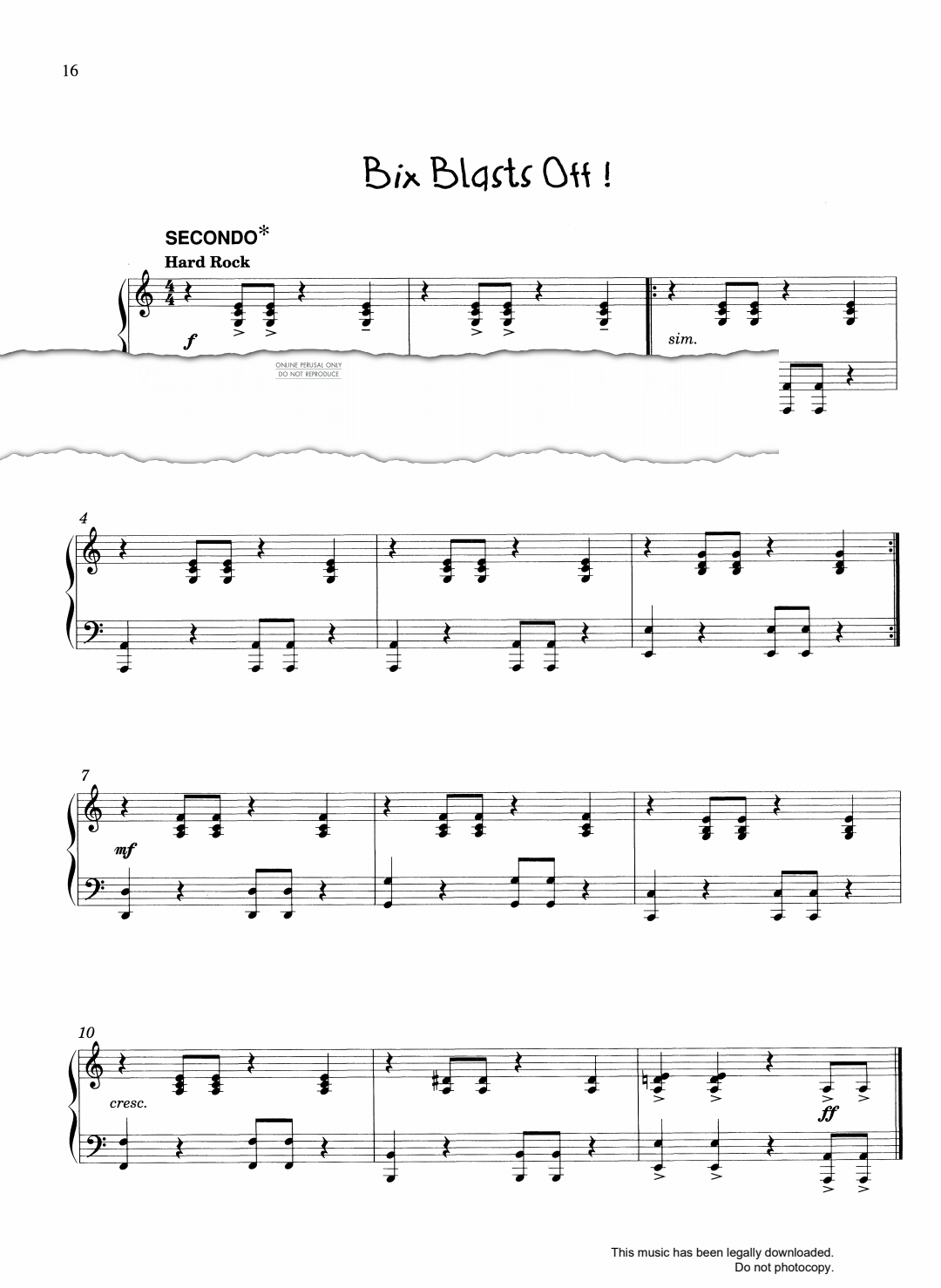 Produktgalerie: Seite 1 von 1 Bix Blasts Off, Daryl Runswick, Klavier