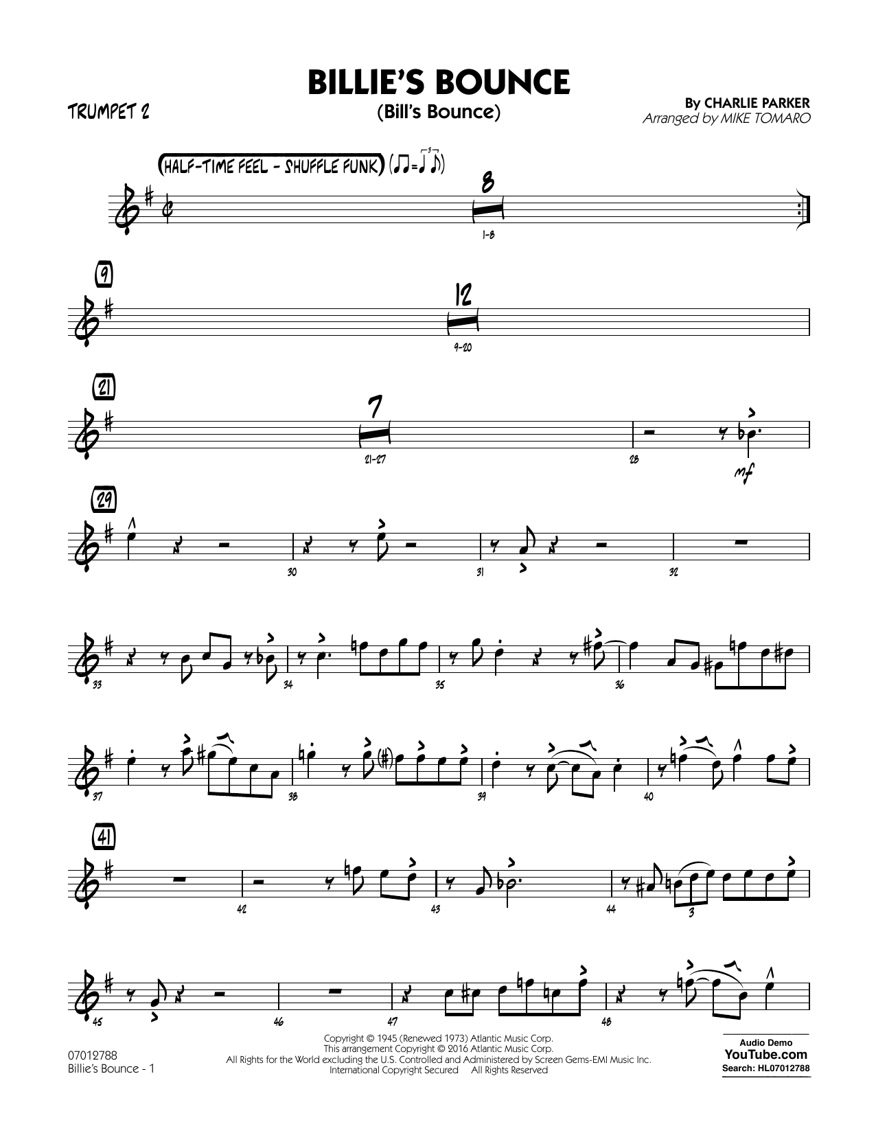 Produktgalerie: Seite 1 von 1 Billie's Bounce - Trumpet 2, 