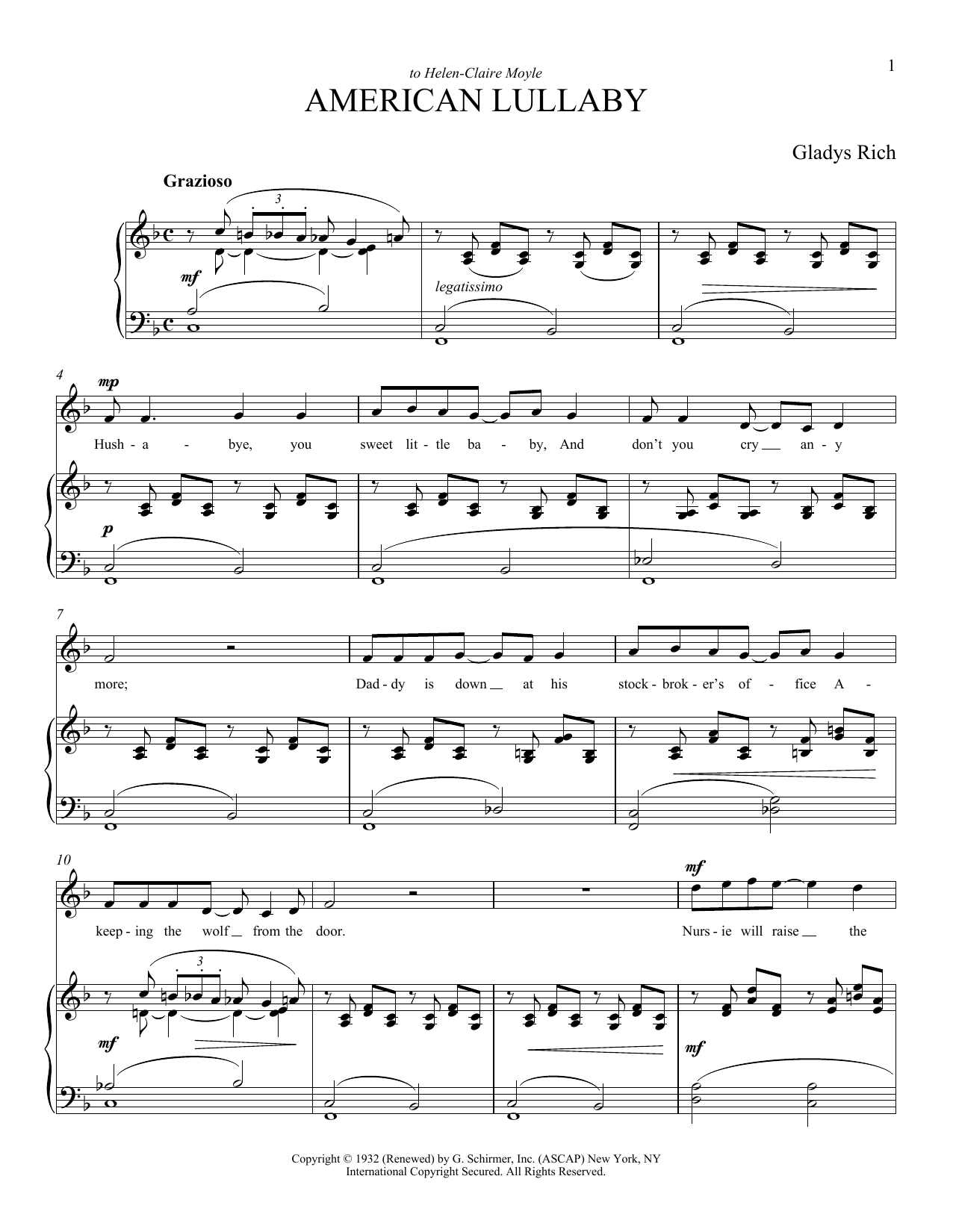 Product picture to: American Lullaby