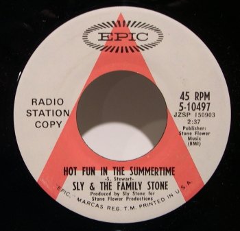 cover: Hot Fun In The Summertime, Sylvester Stewart, Sly & The Family Stone