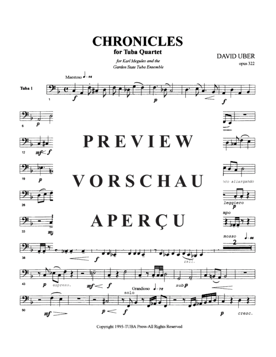 Product gallery: Page 17 of 20 Chronicles , , (Tuba Quartett EETT)