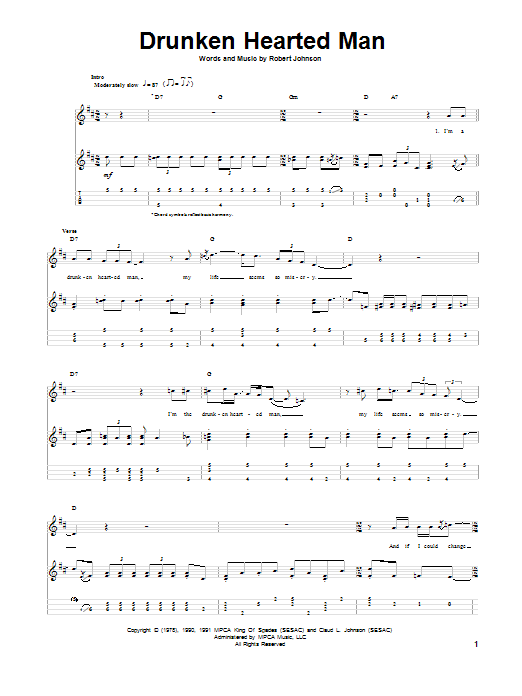 Product gallery: Page 1 of 1 Drunken Hearted Man, Robert Johnson