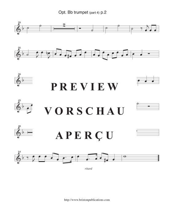 gallery: Canzona (3 Trompeten in B und 1 Basstrompete/Posaune) , ,  (opt. Bass-Stimme für Teil 4)