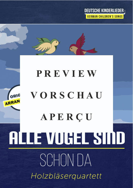 Product gallery: Page 2 of 11 Alle Vögel sind schon da, , (Woodwind Trio)