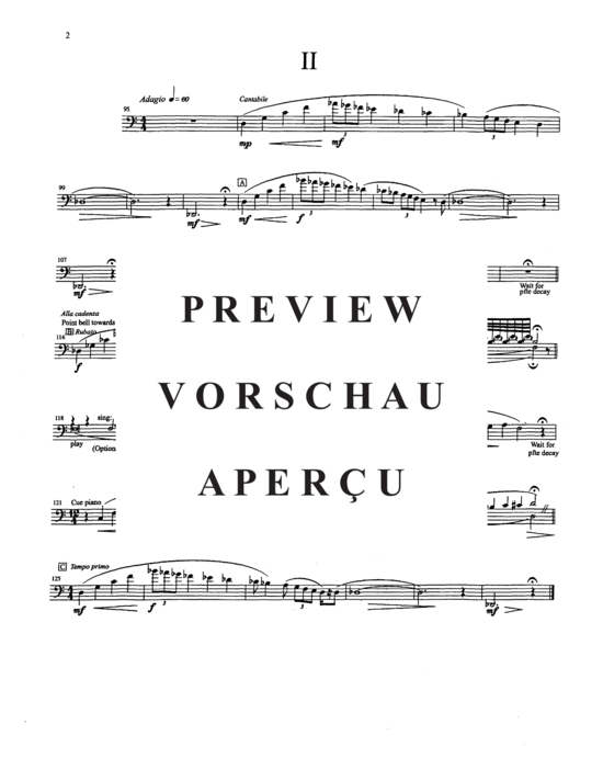 Product gallery: Page 19 of 21 Three Studies , , (euphonium + piano)