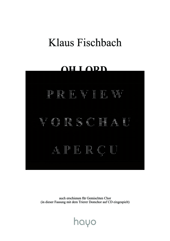 gallery: Oh Lord, have a Mercy on me, , (Männerchor)