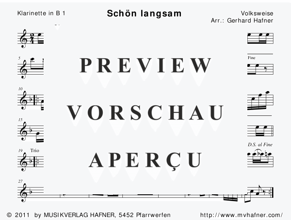 Product gallery: Page 4 of 11 Schön langsam, , (woodwind and brass)