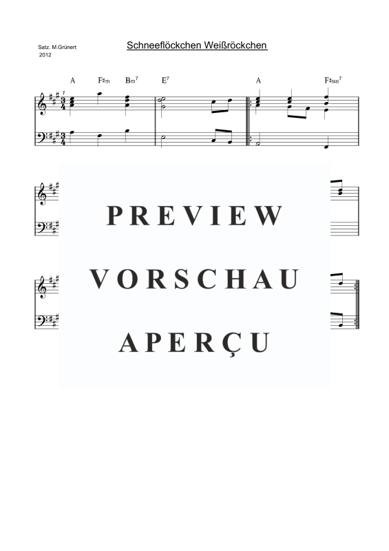 gallery: Silent Night - 5 Lieder für die Weihnachtszeit, , Klavier Solo