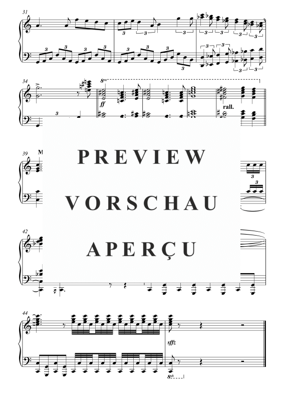Produktgalerie: Seite 4 von 4 Star Wars - Main Theme, Inagawa, Akiko, Klavier Solo - Advanced in C