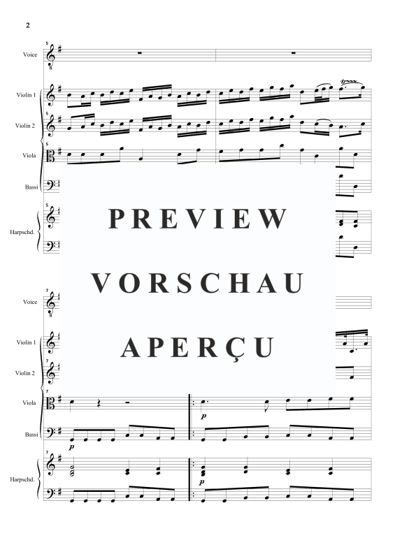Produktgalerie: Seite 5 von 11 Waft her angels through the skies (aus Jephtha), , Tenor Solo und Streicher Ensemble BC