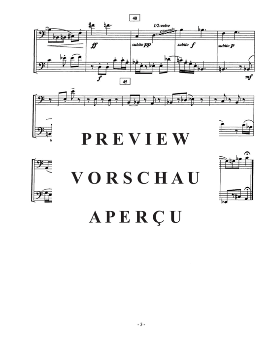 Produktgalerie: Seite 7 von 37 Six Duodecadent Duets , , (Euphonium Duett)