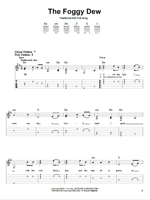 Produktbild zu: The Foggy Dew