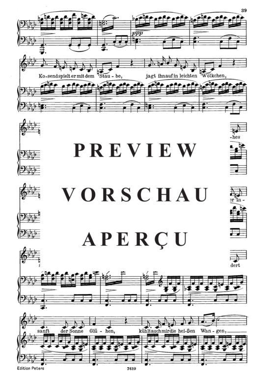 Product gallery: Page 3 of 7 Suleika I, D.720 Was bedeutet die Bewegung?, , Low Voice and Piano