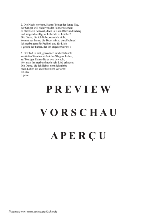 Product gallery: Page 4 of 4 Die Fahnenwacht , , (voice + piano)